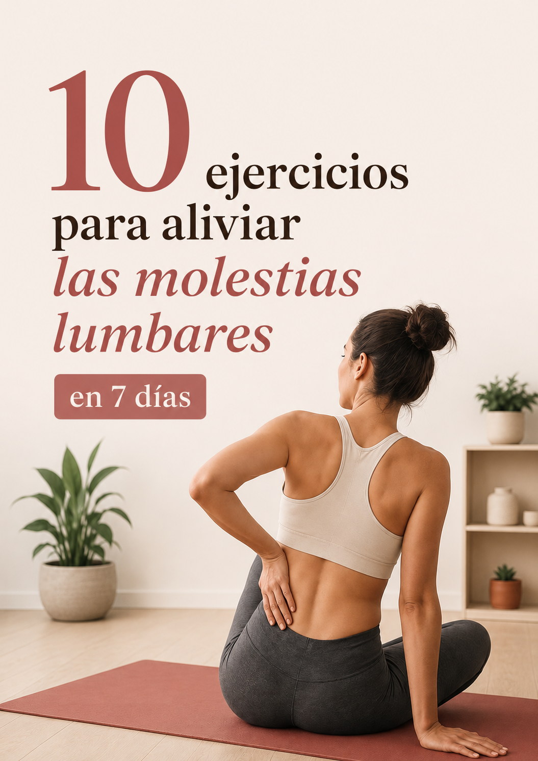 Plan 7 Días — 10 Ejercicios para aliviar el dolor de espalda desde casa (ebook)